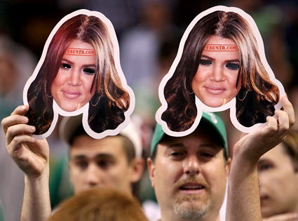 Khloe Kardashian Masks, Celtics Game Khloe Kardashian Masks, Celtics Game